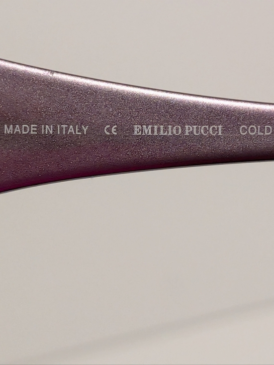 Vintage And Discontinued Emilio Pucci Cold Insert Womens Purple Magenta